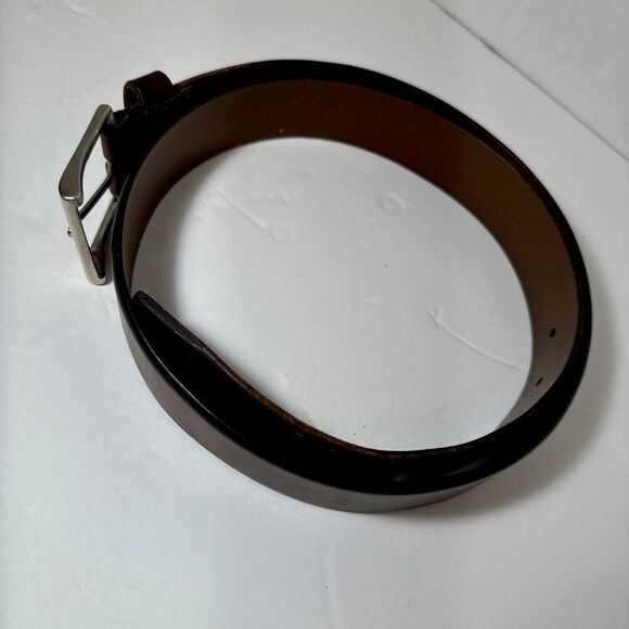 Jos. A. Bank Mens Leather Belt Brown Size 34 - Picture 4 of 9